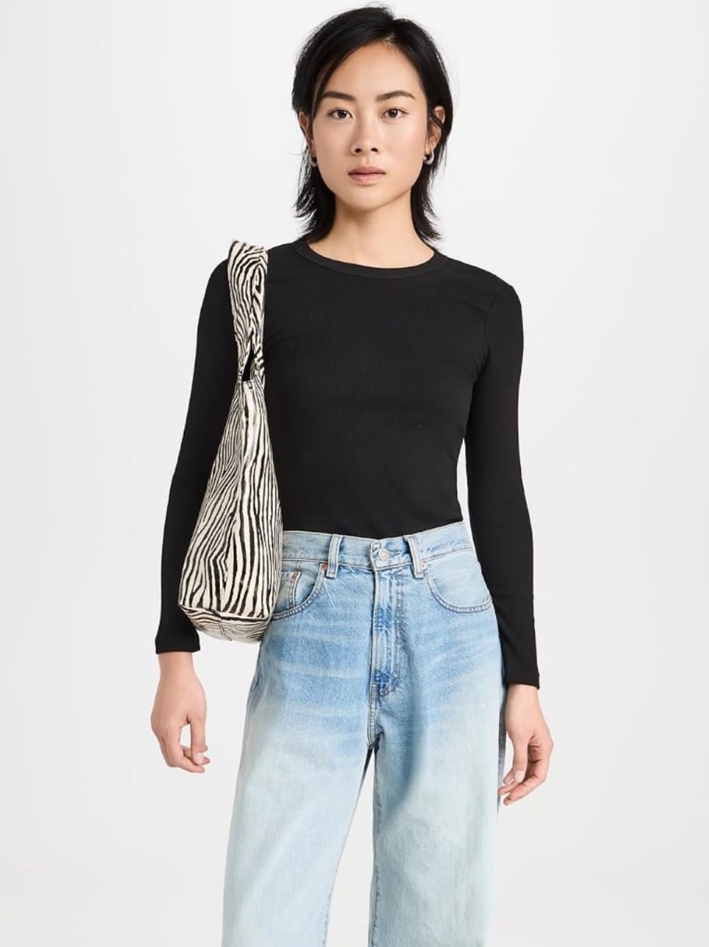 Leset Women’s Kelly Slim Fit Long Sleeve Top